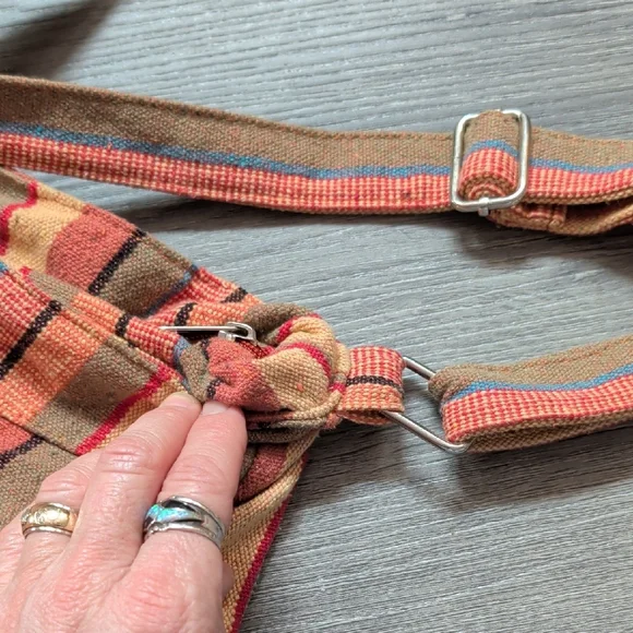 Striped Multicolor Shoulder Bag - Picture 5 of 5